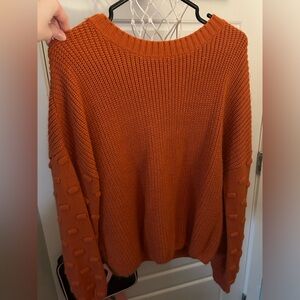 Brownish Orange Fall Sweater Barely Worn Size Medium
